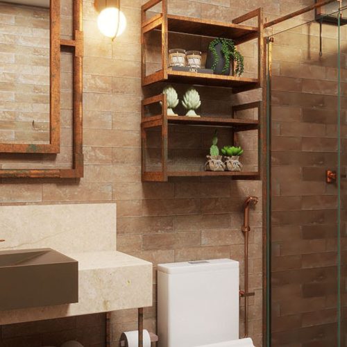 cuba de semi encaixe